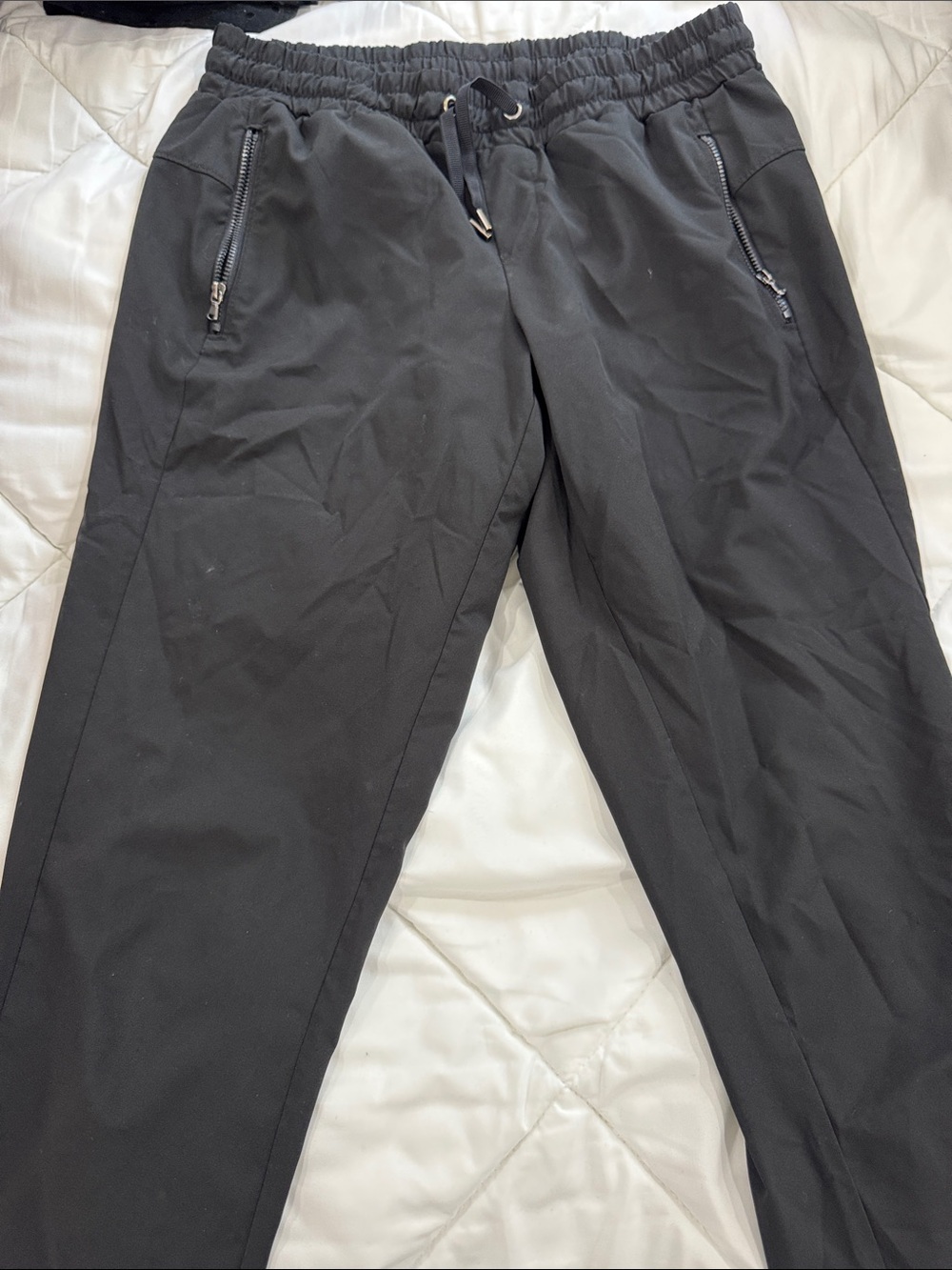 Champion Black Womens Jogger Pants with Zipper Pockets